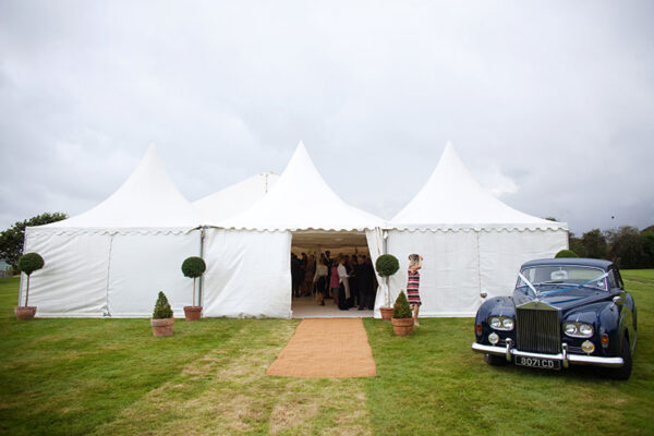 Pagoda (Chinese hat) wedding marquee hire | Lewis Marquees