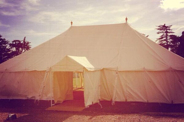Marquee in field in summer | Lewis Marquees