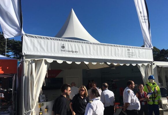 Pagoda marquee for corporate events