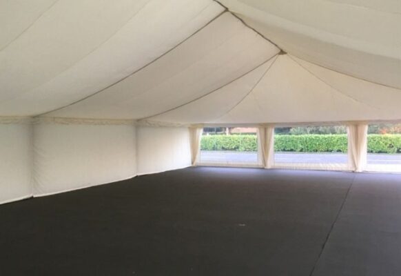interior wedding marquee