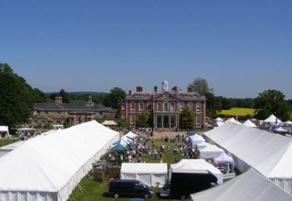 wedding marquee venue at stansted house