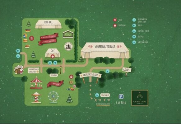christmas festival map