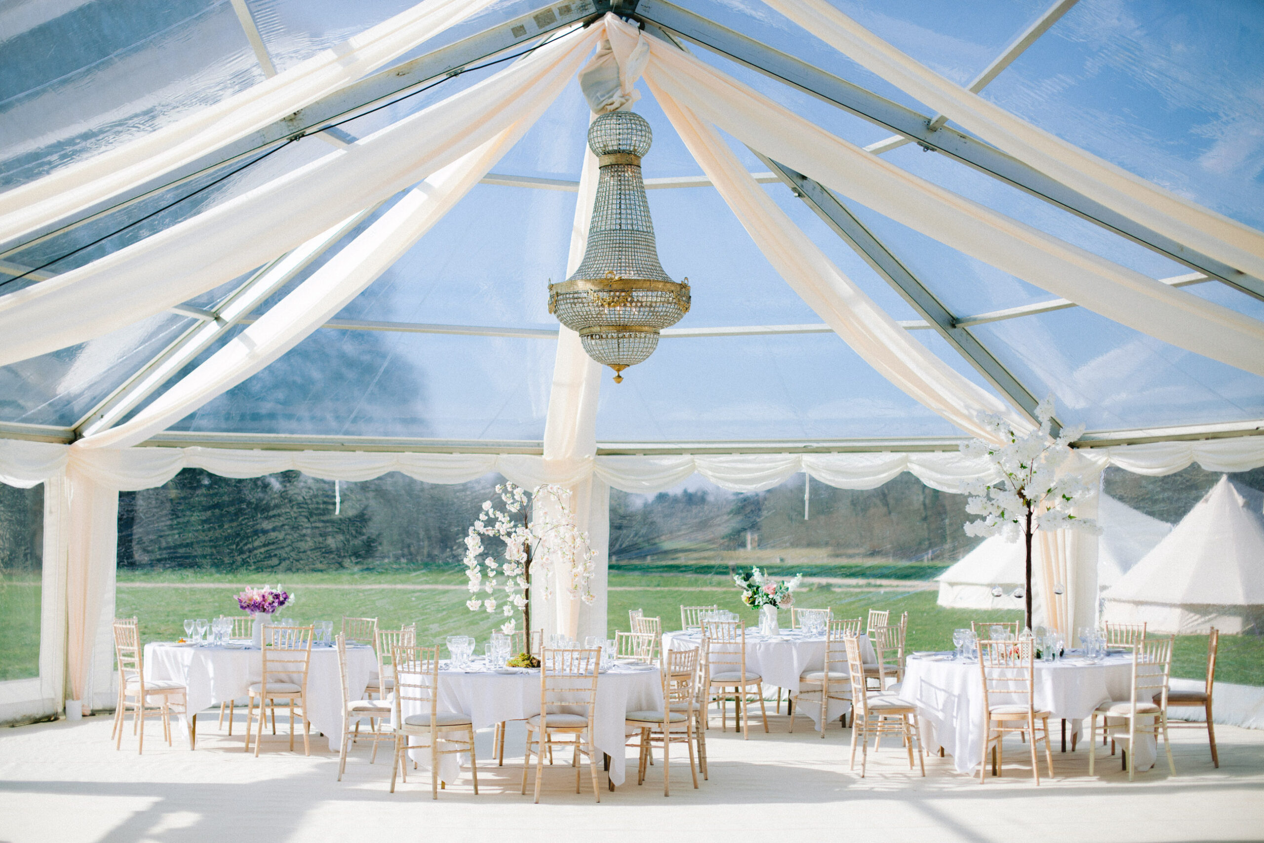 Clear Span frame marquee